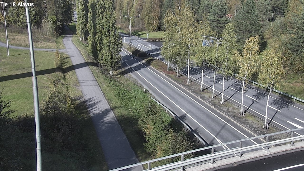 Weather Camera Image Väg 18 Alavo, Alavus, Etelä-Pohjanmaa