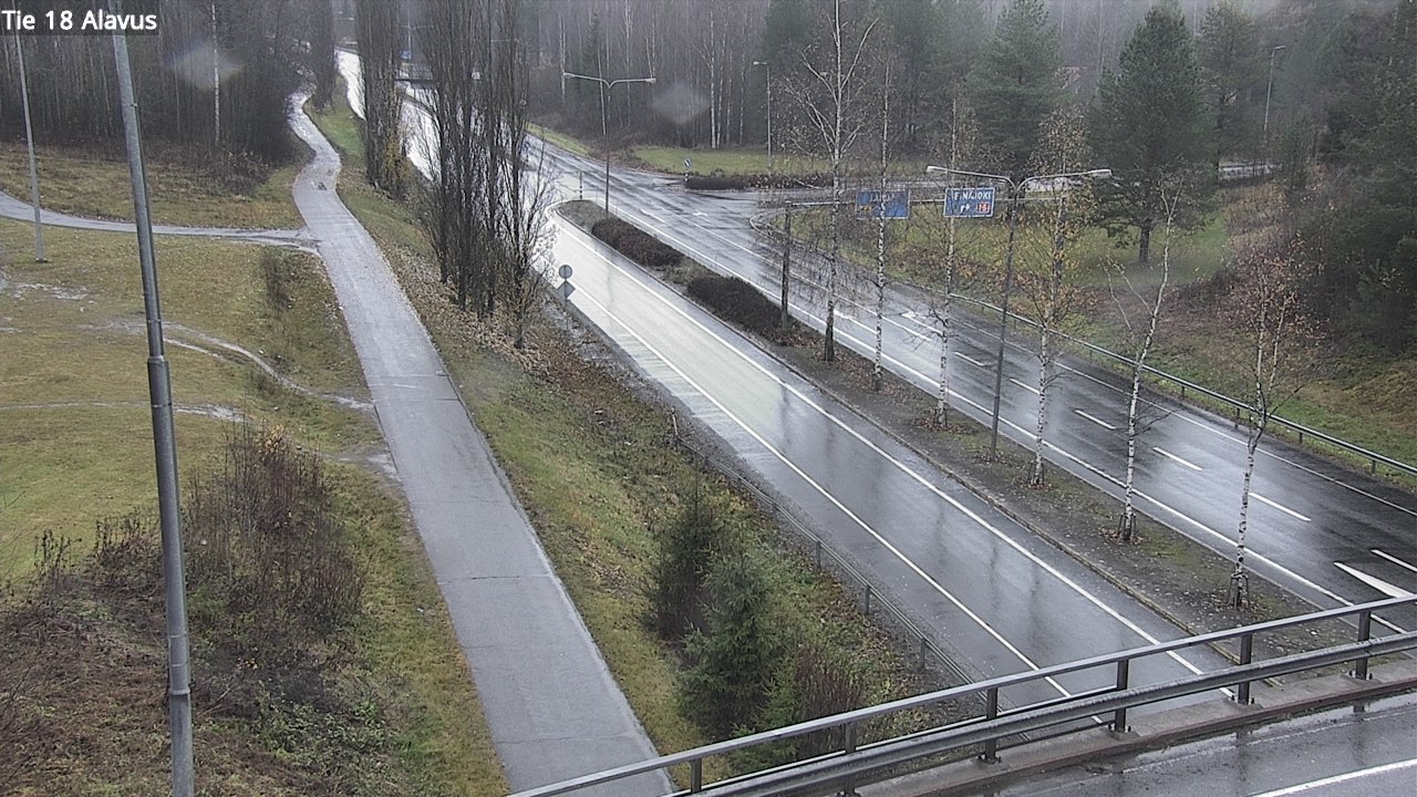 Weather Camera Image Väg 18 Alavo, Alavus, Etelä-Pohjanmaa