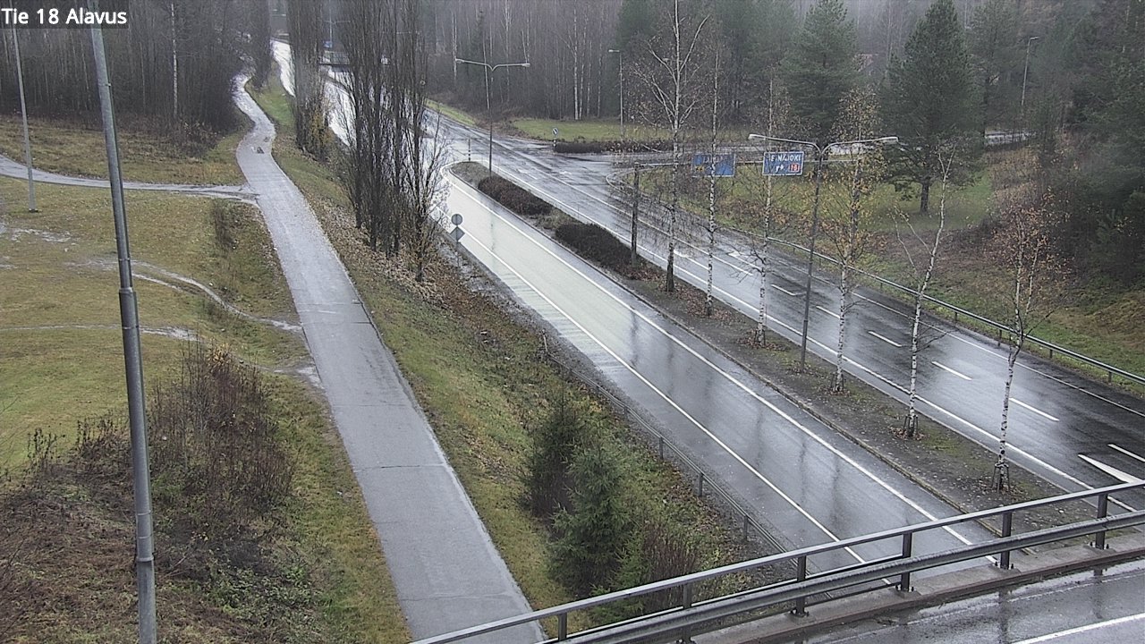 Weather Camera Image Väg 18 Alavo, Alavus, Etelä-Pohjanmaa