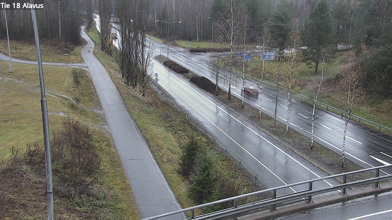 Weather Camera Image Väg 18 Alavo, Alavus, Etelä-Pohjanmaa