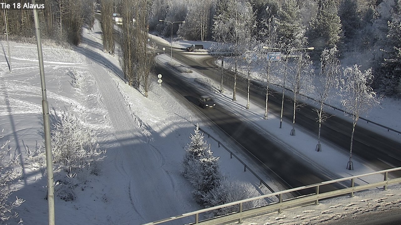 Weather Camera Image Väg 18 Alavo, Alavus, Etelä-Pohjanmaa
