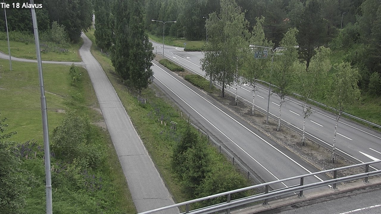 Weather Camera Image Väg 18 Alavo, Alavus, Etelä-Pohjanmaa
