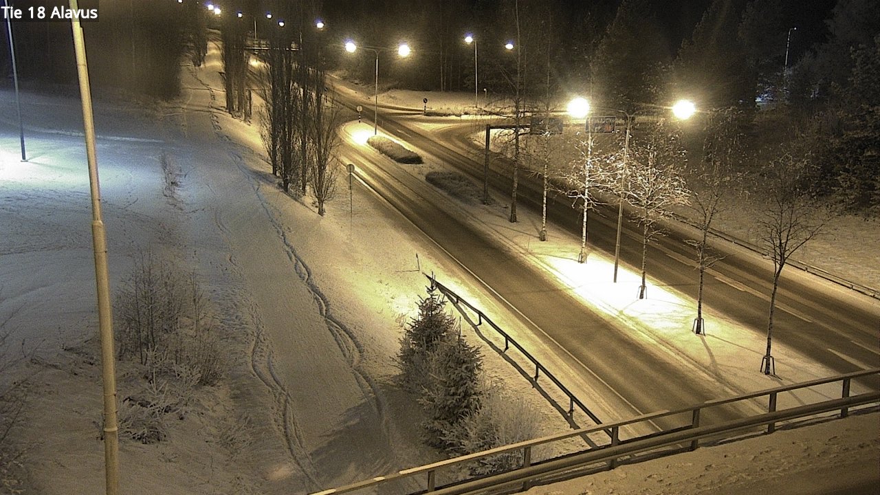 Weather Camera Image Väg 18 Alavo, Alavus, Etelä-Pohjanmaa