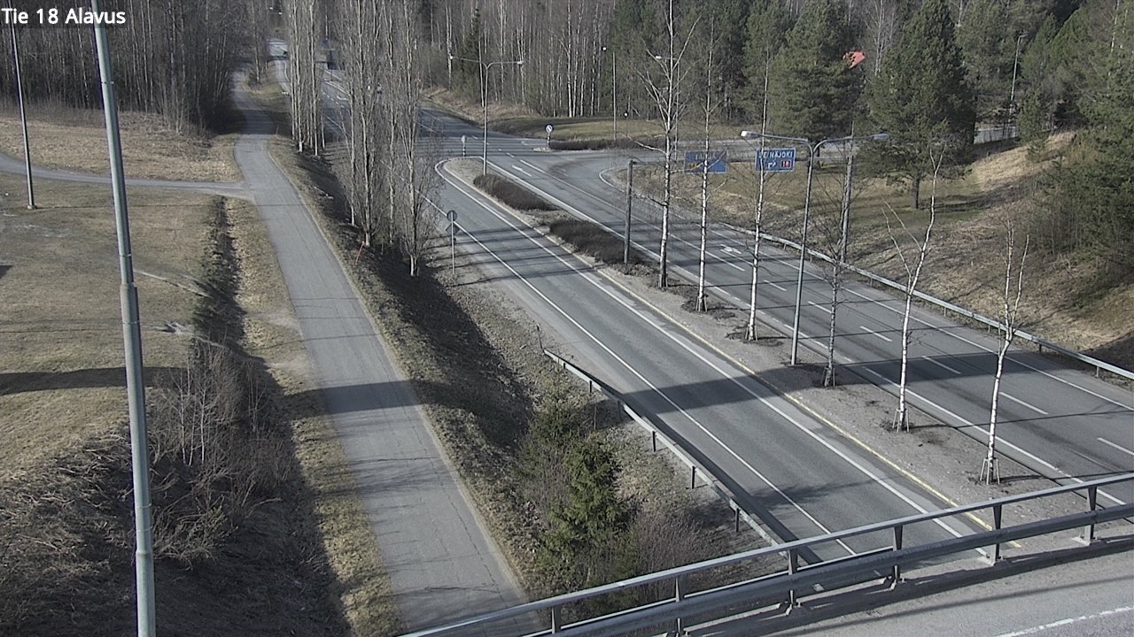 Weather Camera Image Road 18 Alavus, Alavus, Etelä-Pohjanmaa