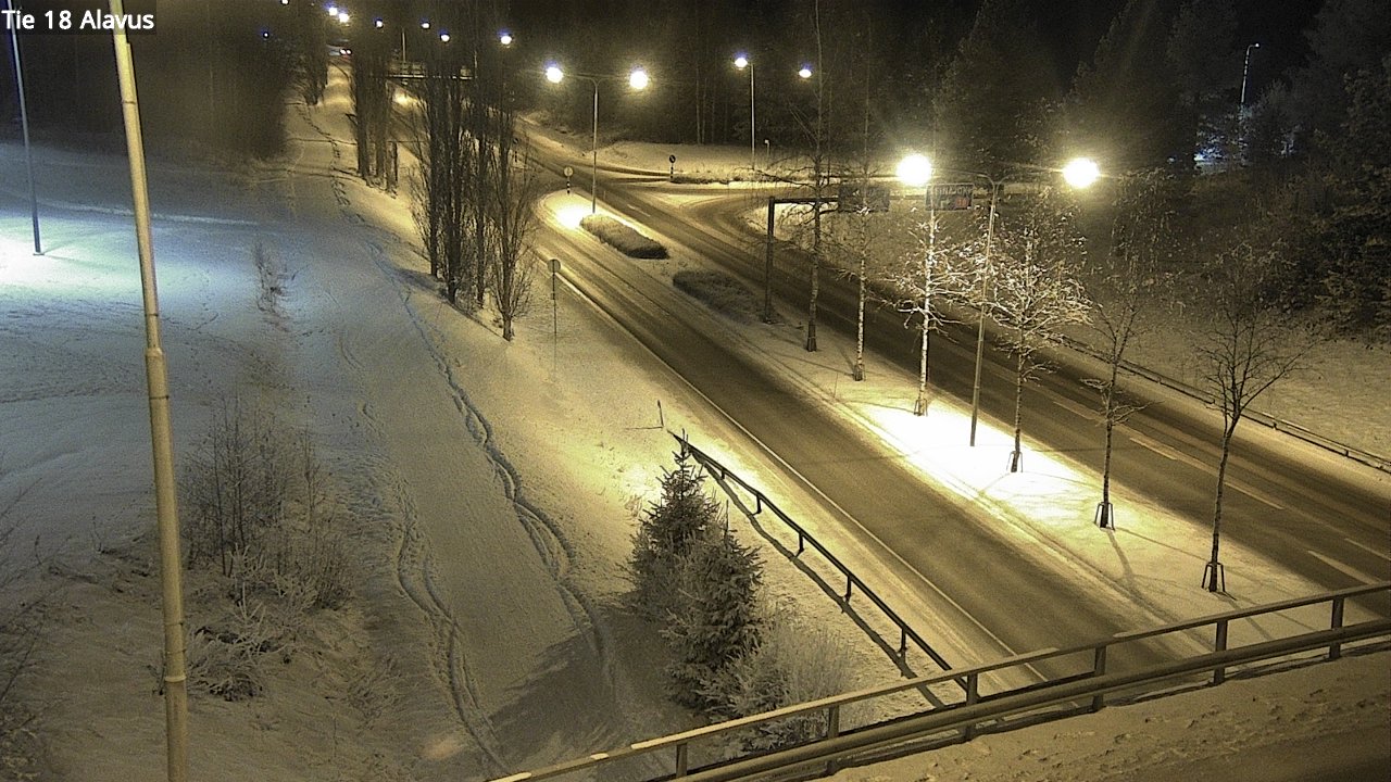 Weather Camera Image Väg 18 Alavo, Alavus, Etelä-Pohjanmaa