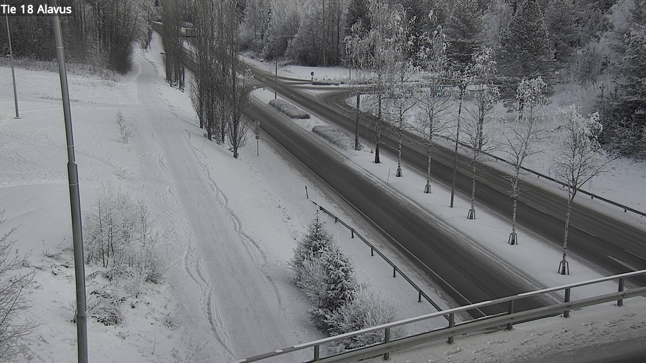 Weather Camera Image Väg 18 Alavo, Alavus, Etelä-Pohjanmaa