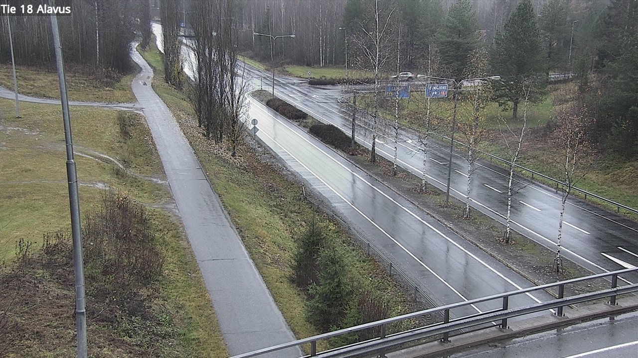 Weather Camera Image Väg 18 Alavo, Alavus, Etelä-Pohjanmaa