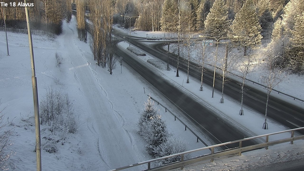 Weather Camera Image Väg 18 Alavo, Alavus, Etelä-Pohjanmaa