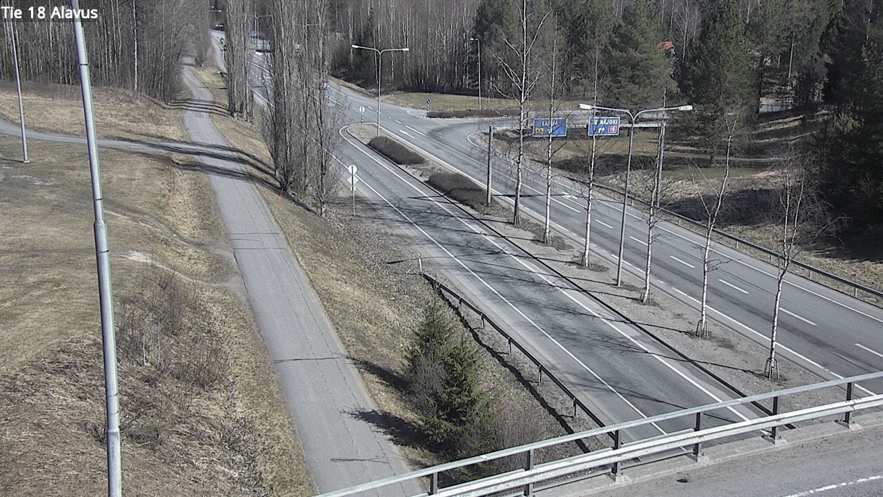 Weather Camera Image Road 18 Alavus, Alavus, Etelä-Pohjanmaa