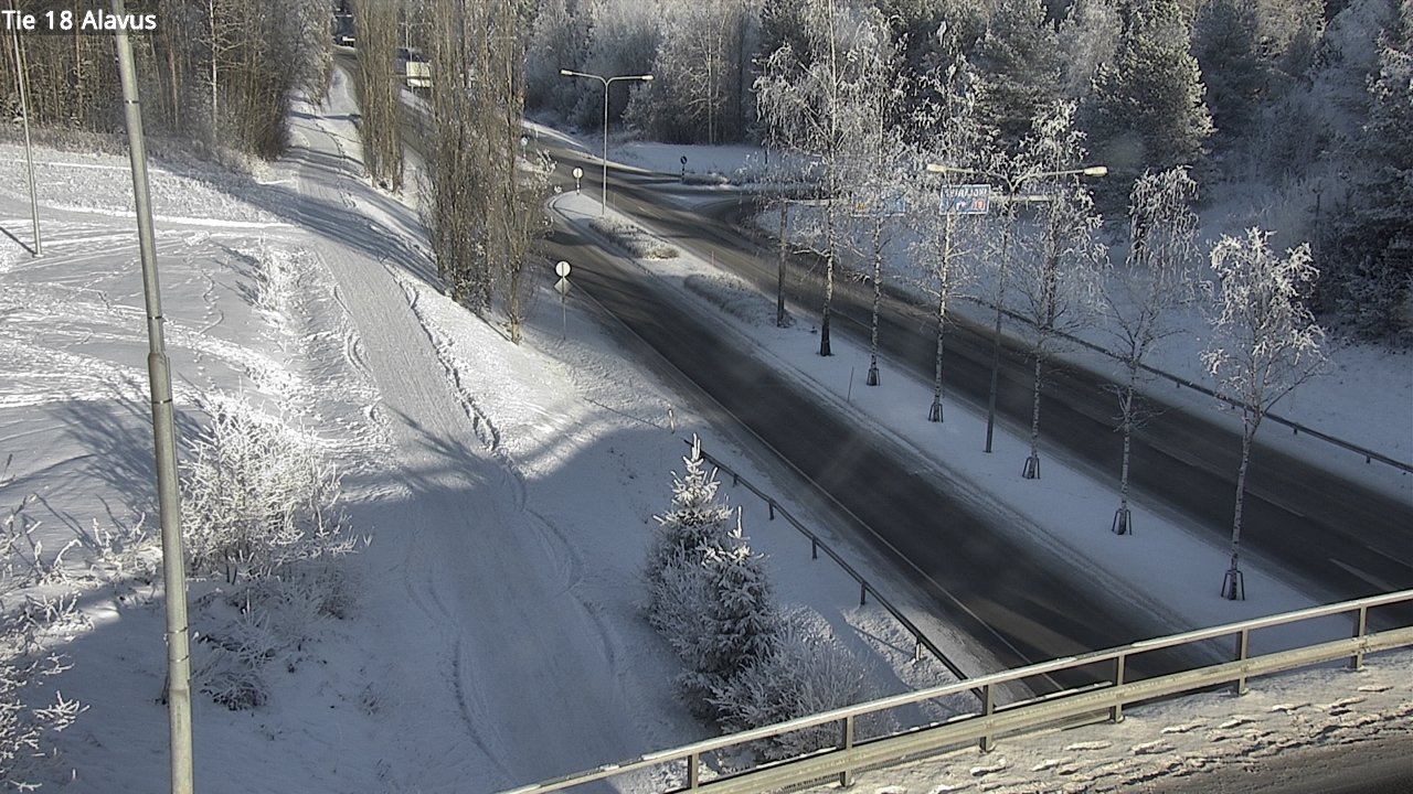 Weather Camera Image Väg 18 Alavo, Alavus, Etelä-Pohjanmaa