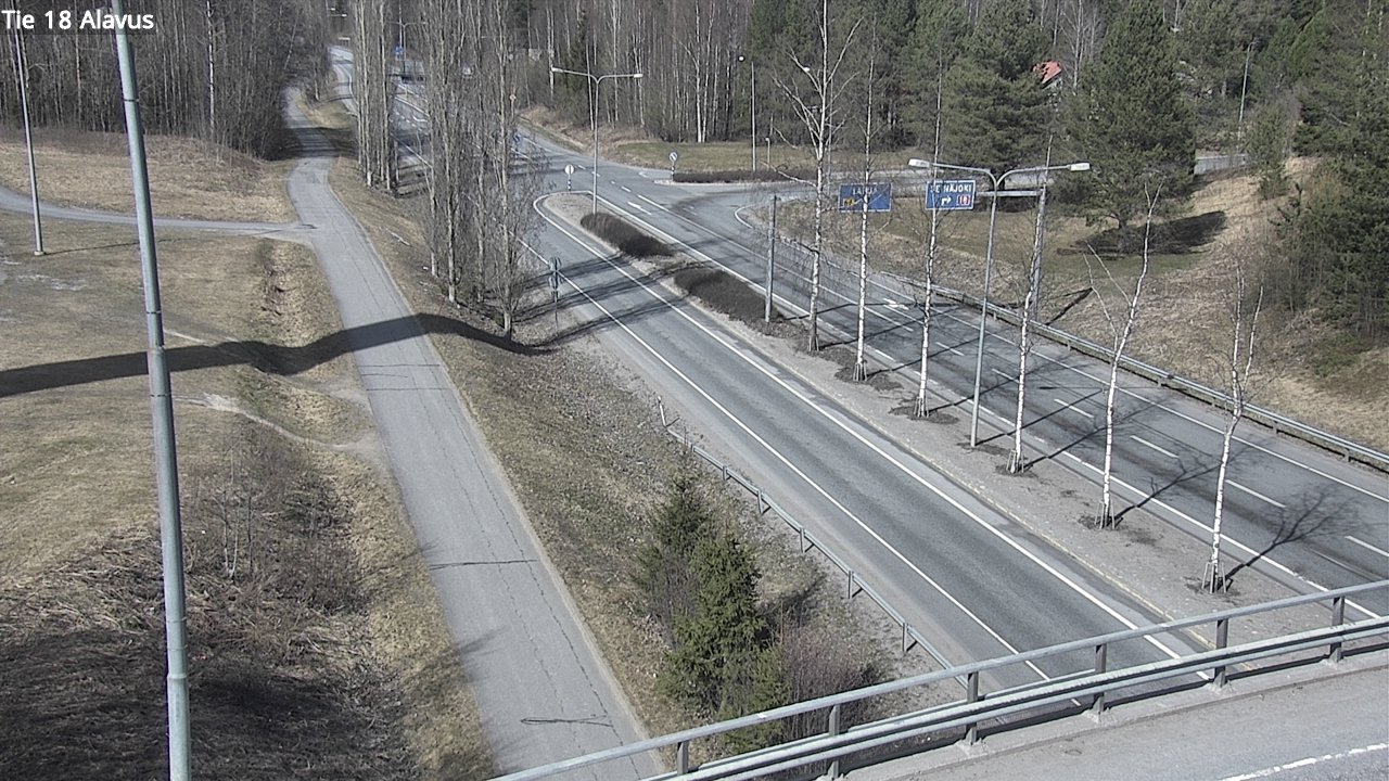 Weather Camera Image Road 18 Alavus, Alavus, Etelä-Pohjanmaa