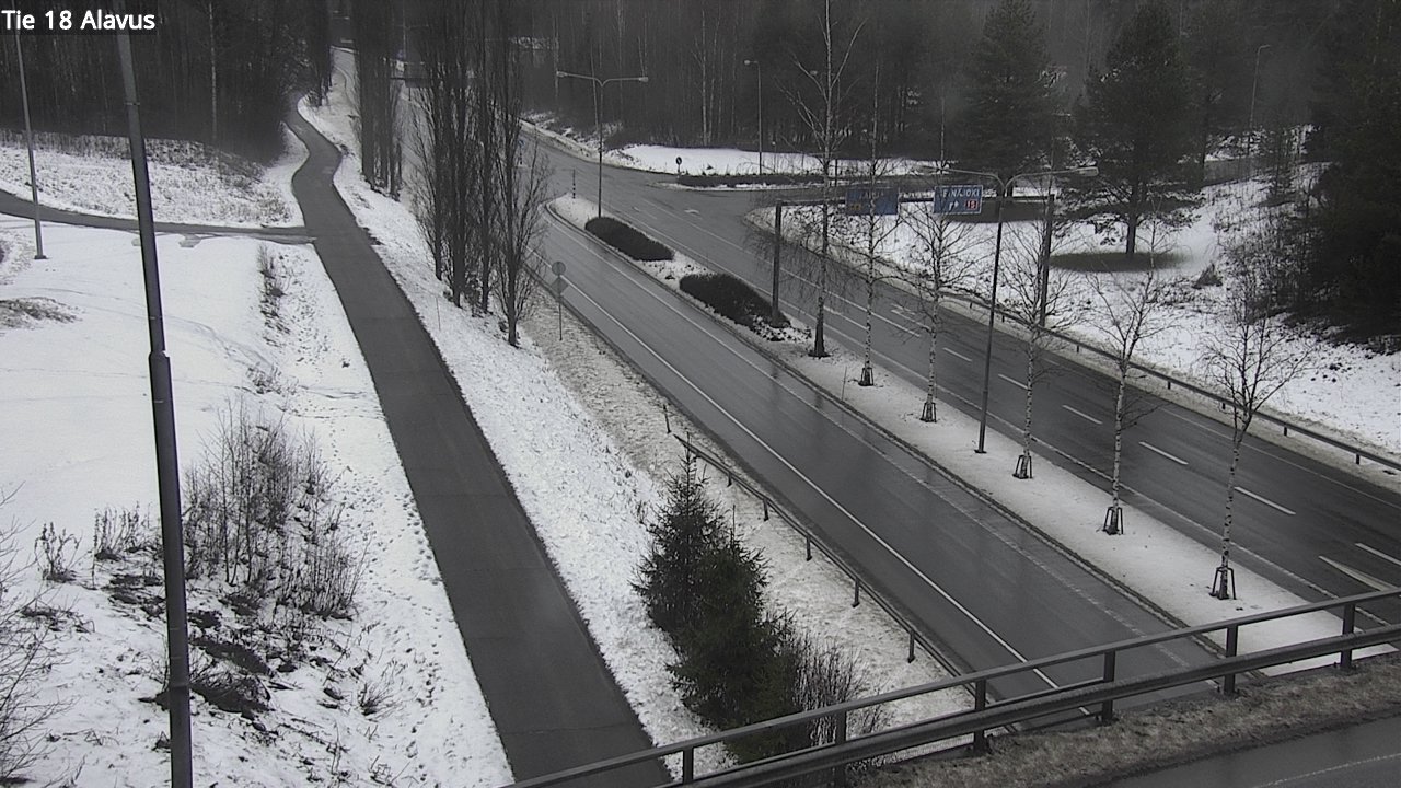 Weather Camera Image Road 18 Alavus, Alavus, Etelä-Pohjanmaa