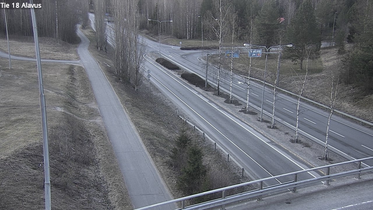 Weather Camera Image Road 18 Alavus, Alavus, Etelä-Pohjanmaa
