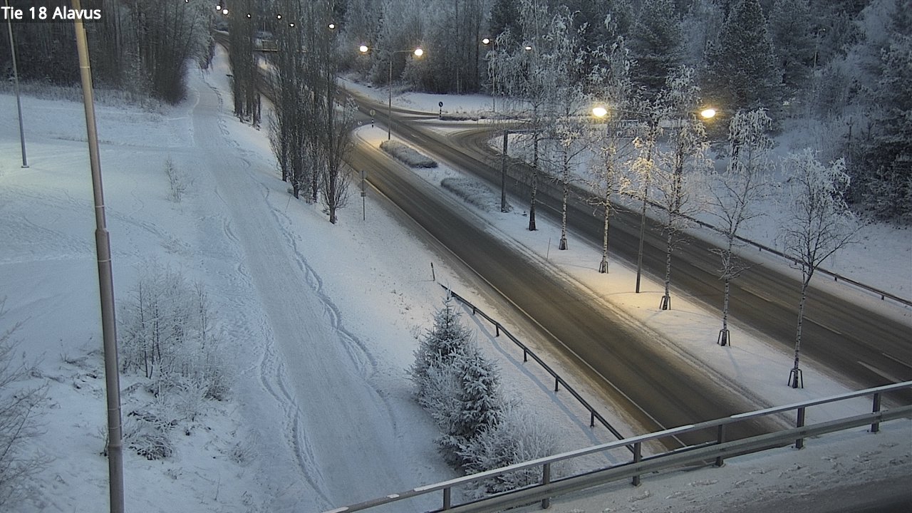 Weather Camera Image Väg 18 Alavo, Alavus, Etelä-Pohjanmaa