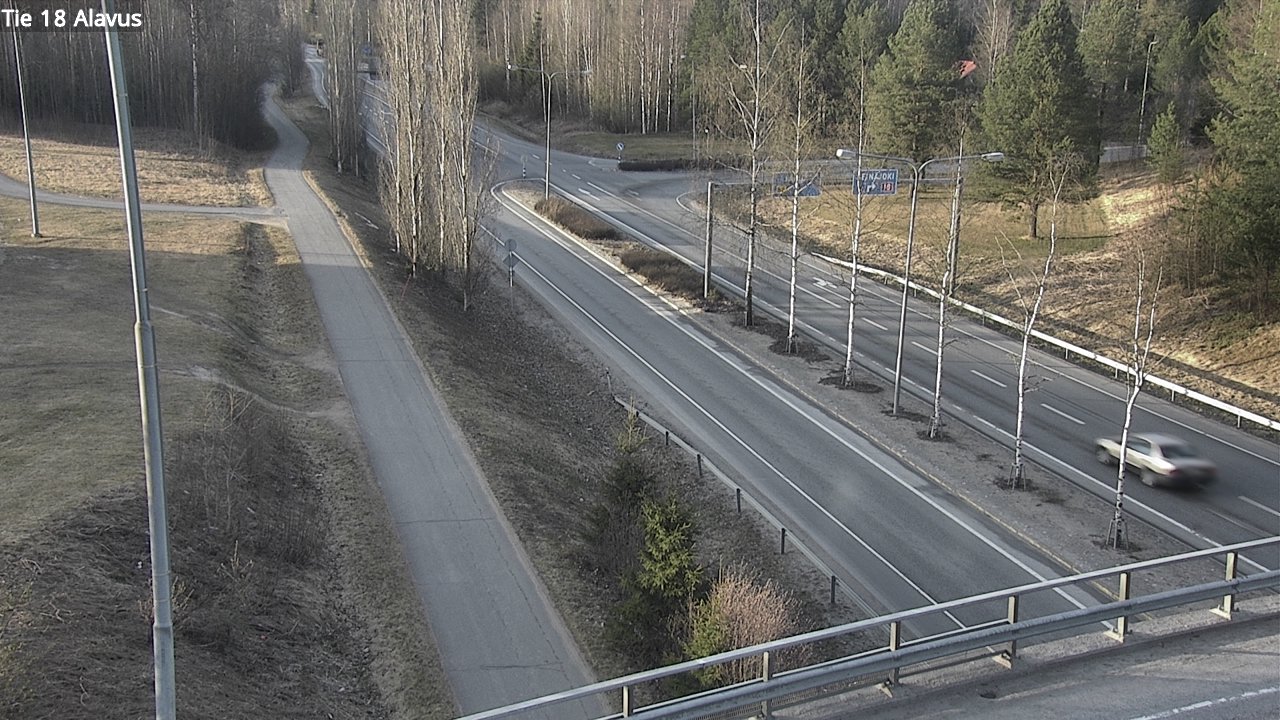 Weather Camera Image Road 18 Alavus, Alavus, Etelä-Pohjanmaa