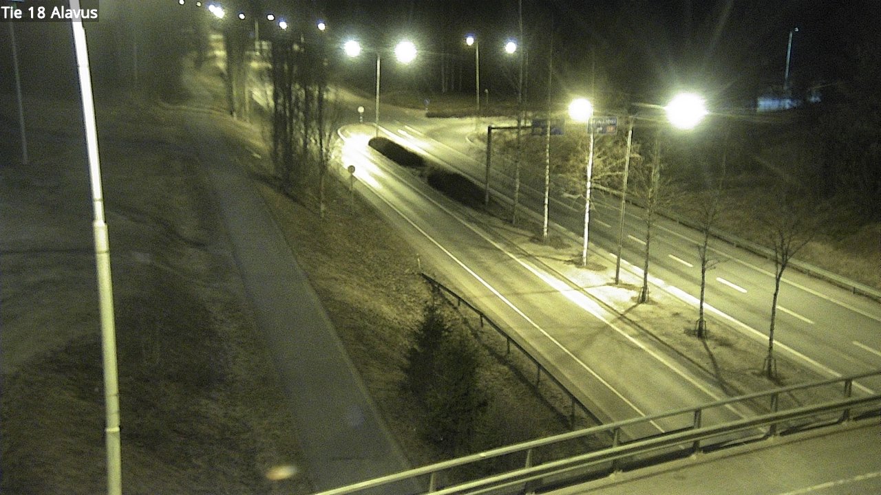 Weather Camera Image Väg 18 Alavo, Alavus, Etelä-Pohjanmaa