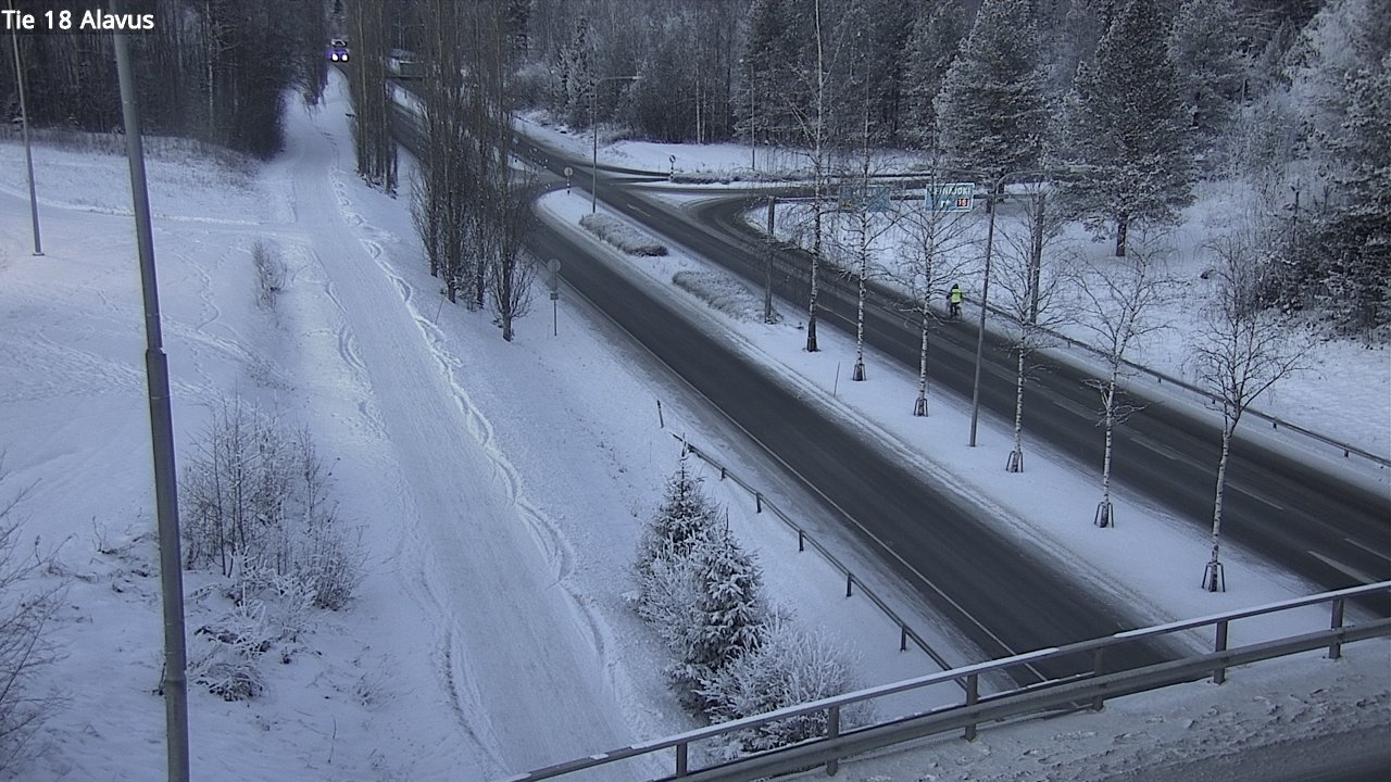 Weather Camera Image Väg 18 Alavo, Alavus, Etelä-Pohjanmaa