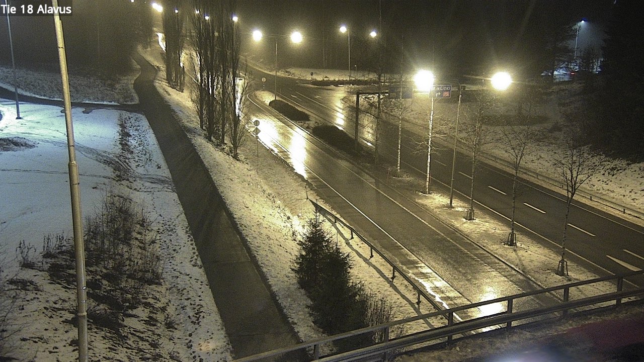 Weather Camera Image Väg 18 Alavo, Alavus, Etelä-Pohjanmaa