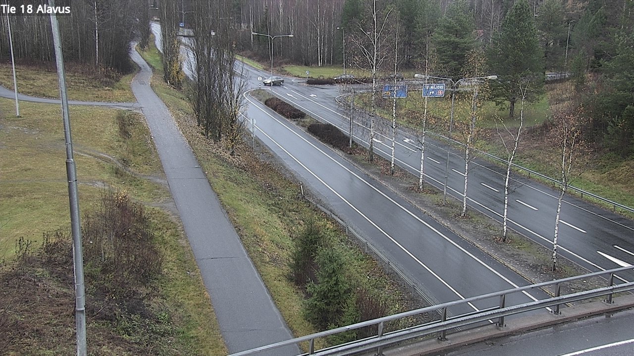 Weather Camera Image Väg 18 Alavo, Alavus, Etelä-Pohjanmaa