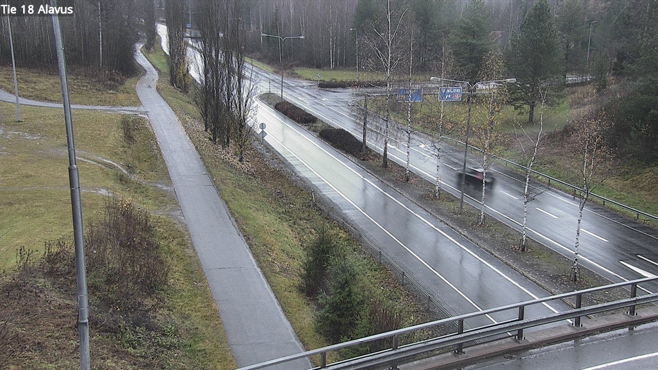 Weather Camera Image Väg 18 Alavo, Alavus, Etelä-Pohjanmaa