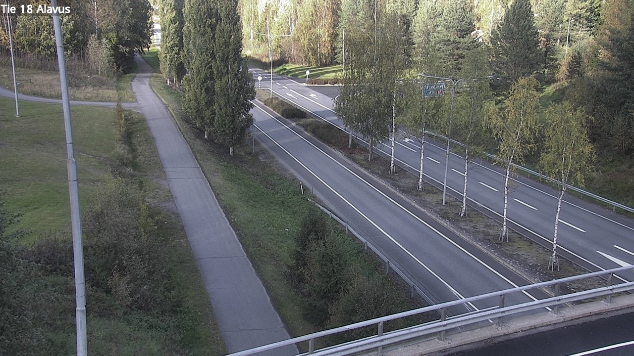 Weather Camera Image Väg 18 Alavo, Alavus, Etelä-Pohjanmaa