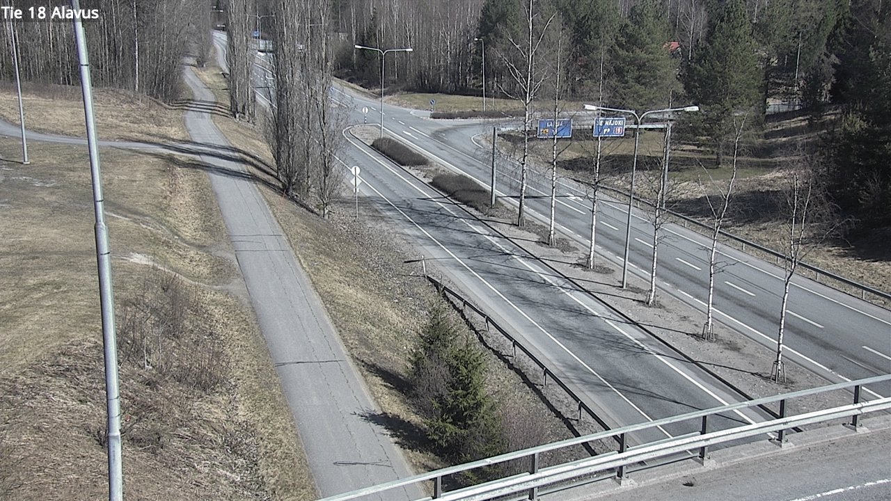 Weather Camera Image Road 18 Alavus, Alavus, Etelä-Pohjanmaa