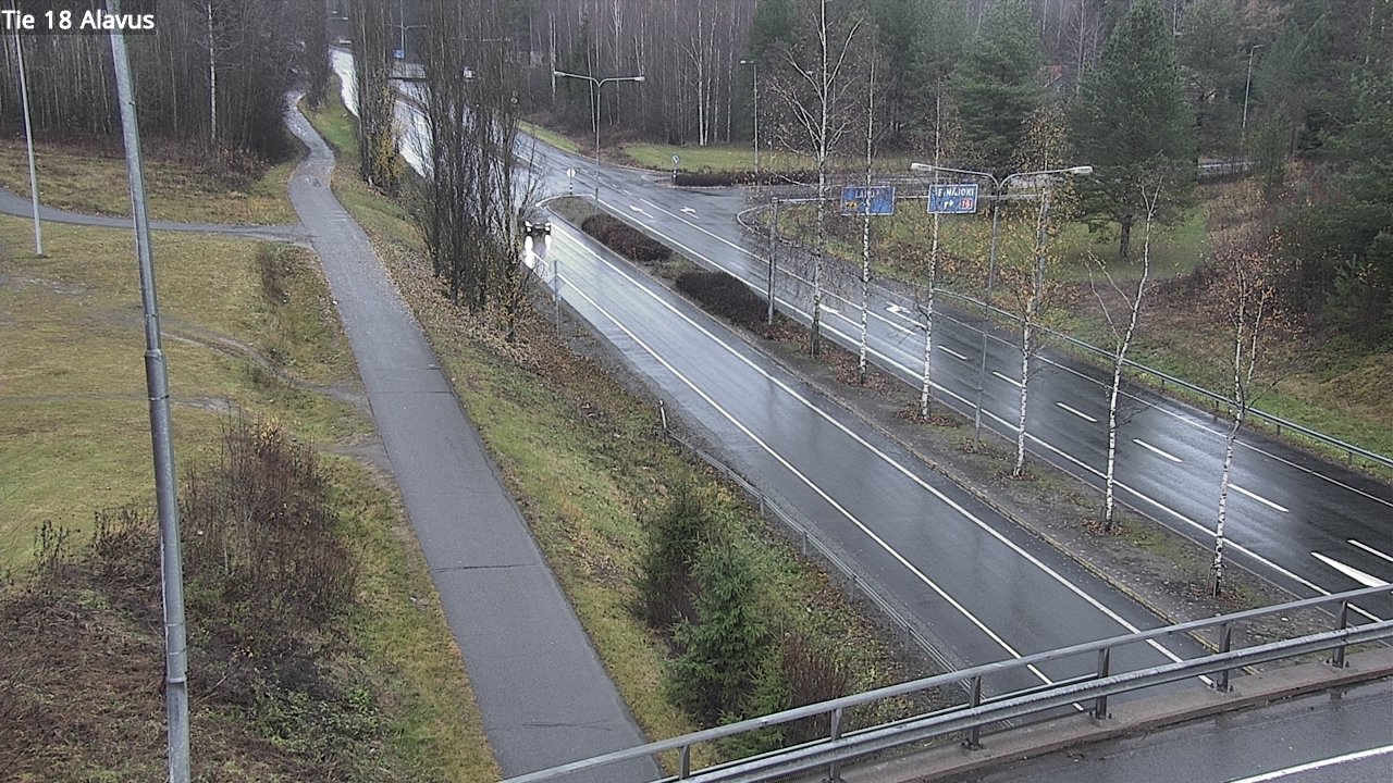 Weather Camera Image Väg 18 Alavo, Alavus, Etelä-Pohjanmaa