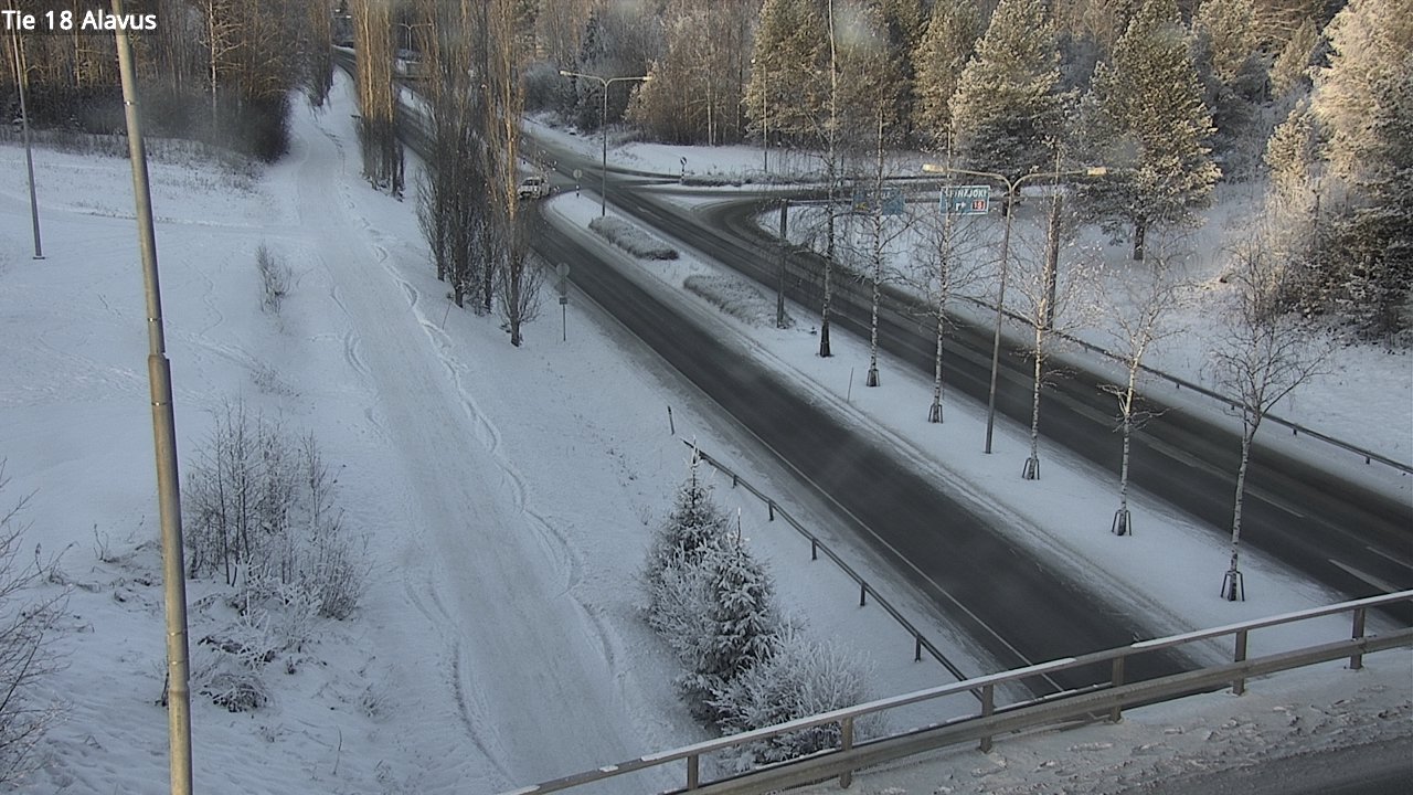 Weather Camera Image Väg 18 Alavo, Alavus, Etelä-Pohjanmaa