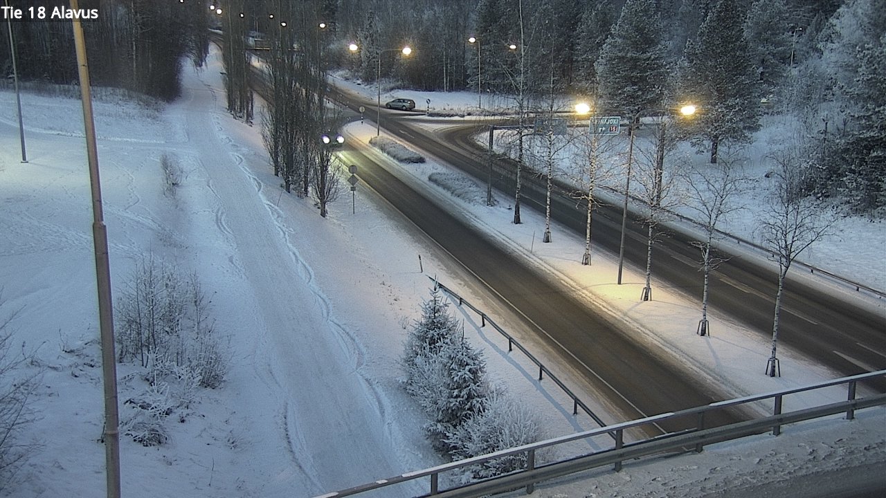Weather Camera Image Väg 18 Alavo, Alavus, Etelä-Pohjanmaa