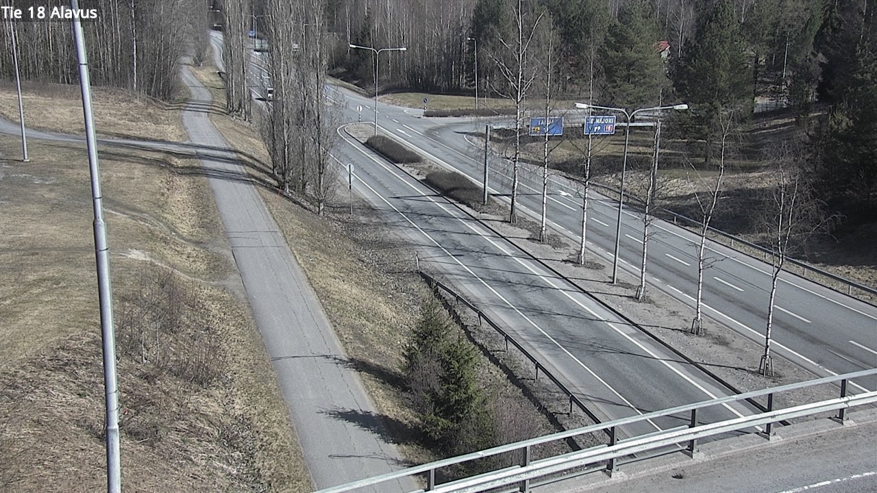 Weather Camera Image Road 18 Alavus, Alavus, Etelä-Pohjanmaa