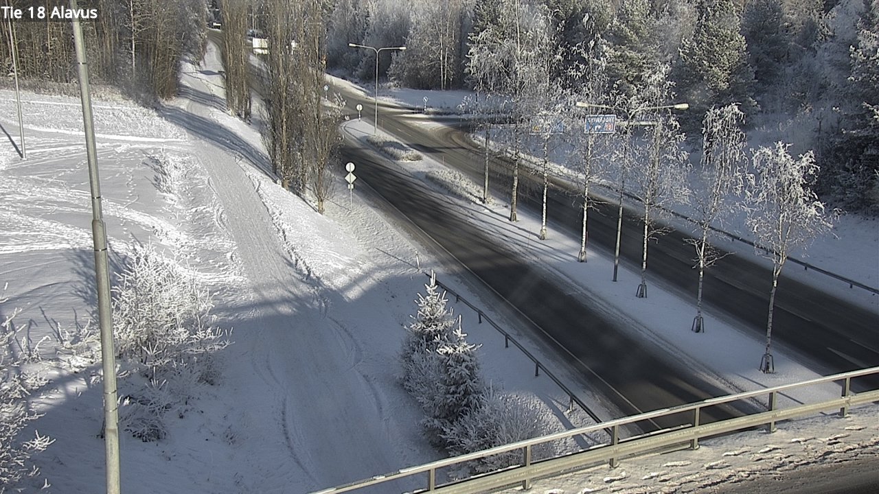 Weather Camera Image Väg 18 Alavo, Alavus, Etelä-Pohjanmaa