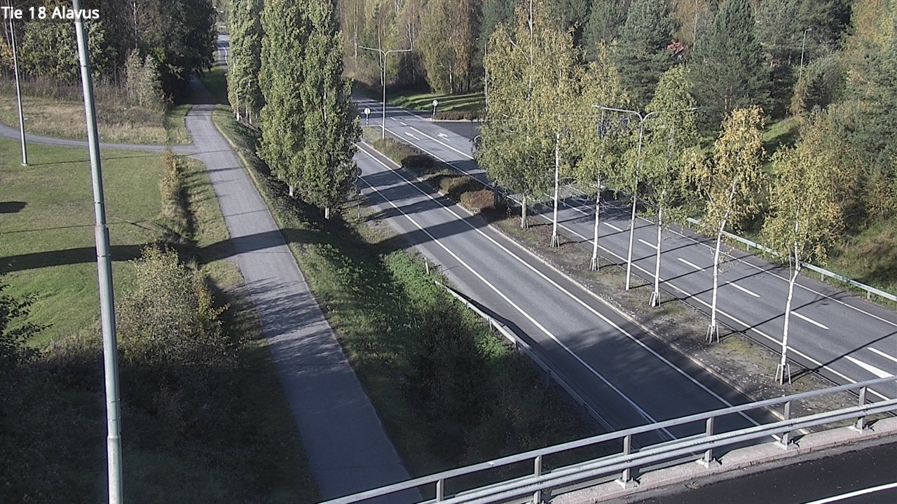 Weather Camera Image Väg 18 Alavo, Alavus, Etelä-Pohjanmaa