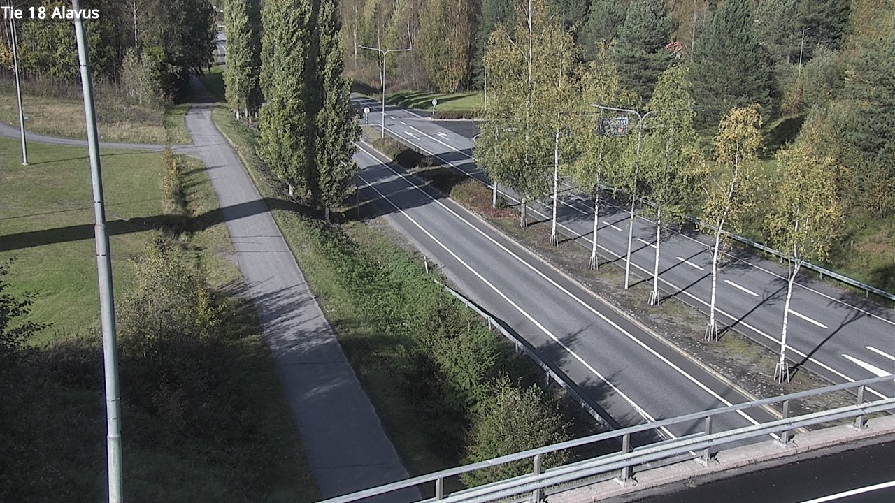 Weather Camera Image Väg 18 Alavo, Alavus, Etelä-Pohjanmaa