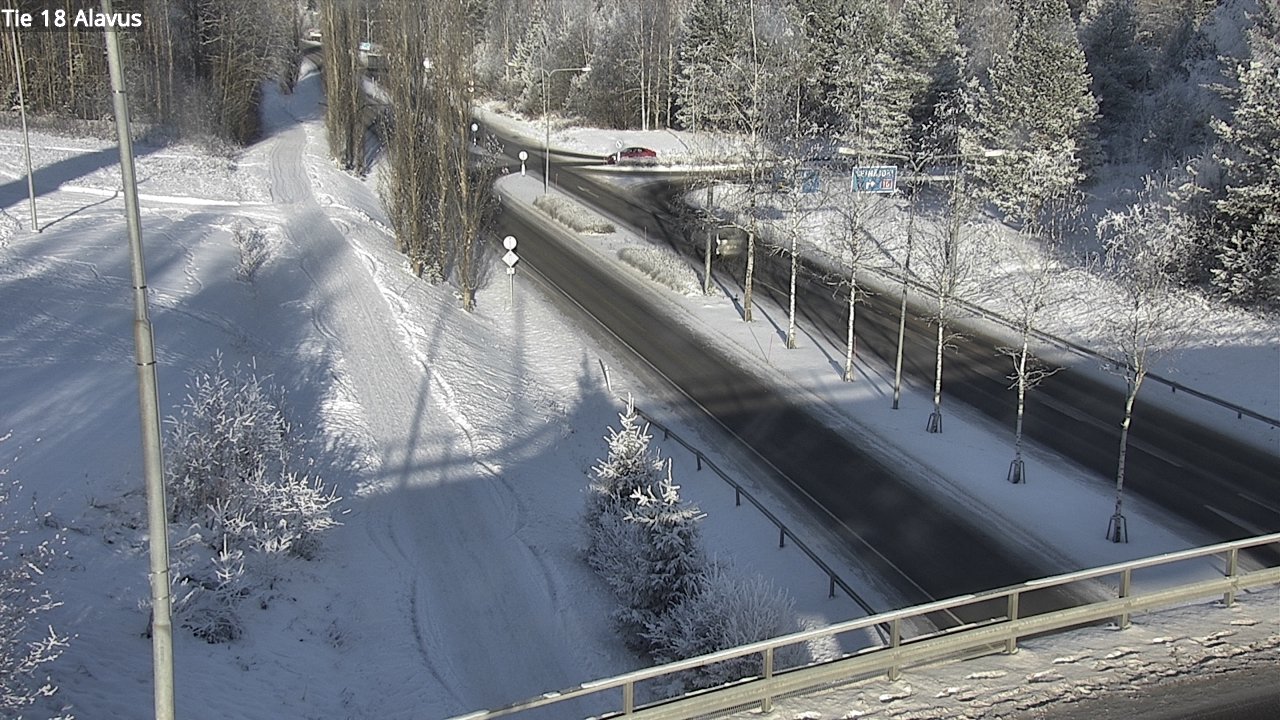 Weather Camera Image Väg 18 Alavo, Alavus, Etelä-Pohjanmaa