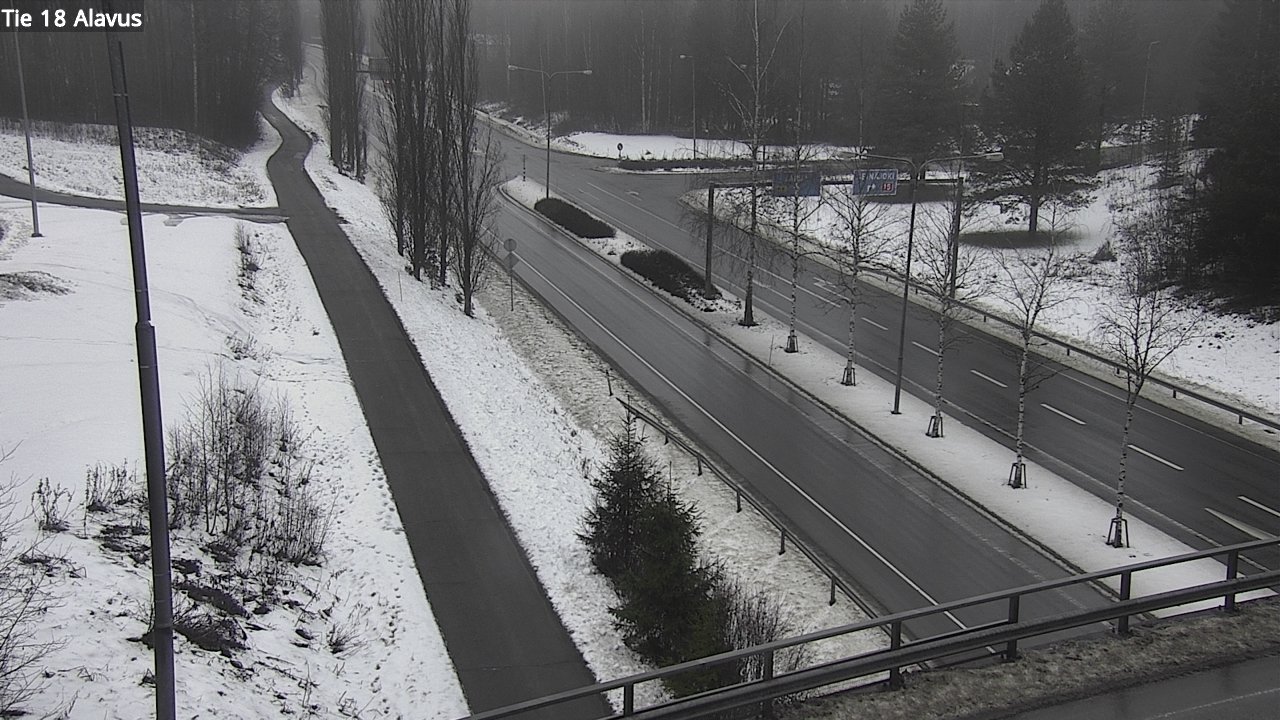 Weather Camera Image Road 18 Alavus, Alavus, Etelä-Pohjanmaa