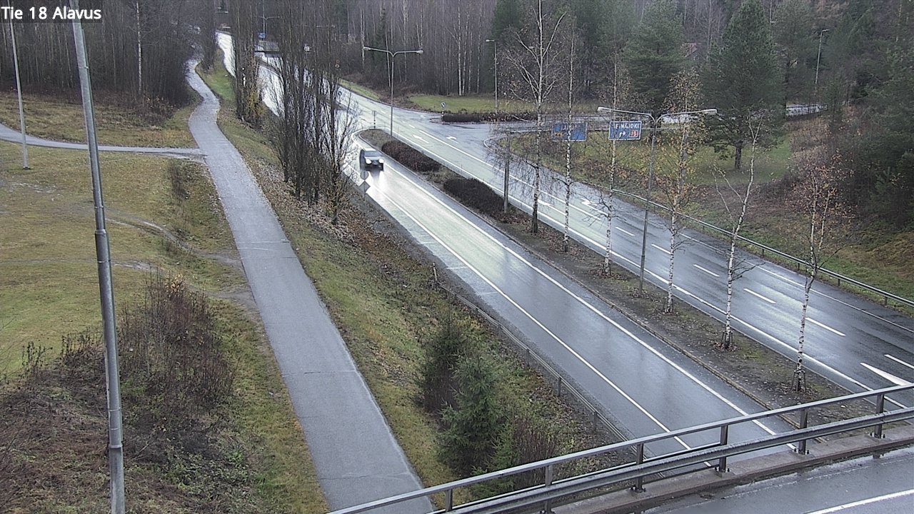 Weather Camera Image Väg 18 Alavo, Alavus, Etelä-Pohjanmaa
