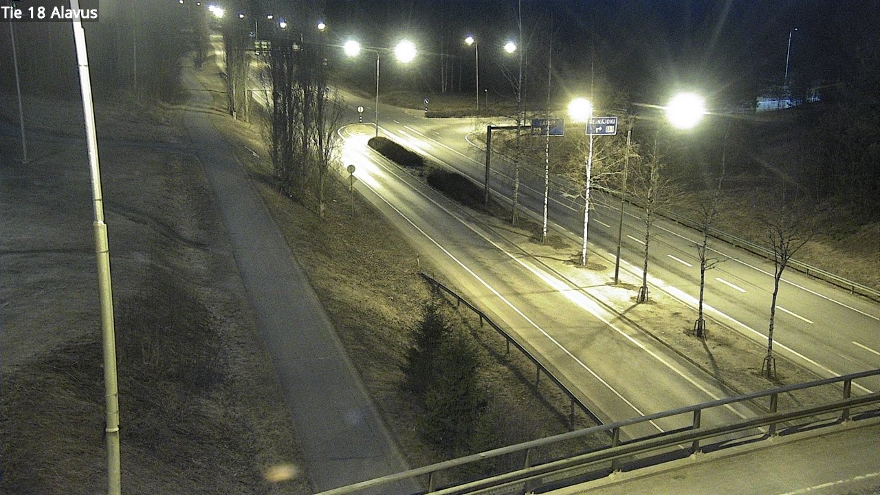 Weather Camera Image Road 18 Alavus, Alavus, Etelä-Pohjanmaa