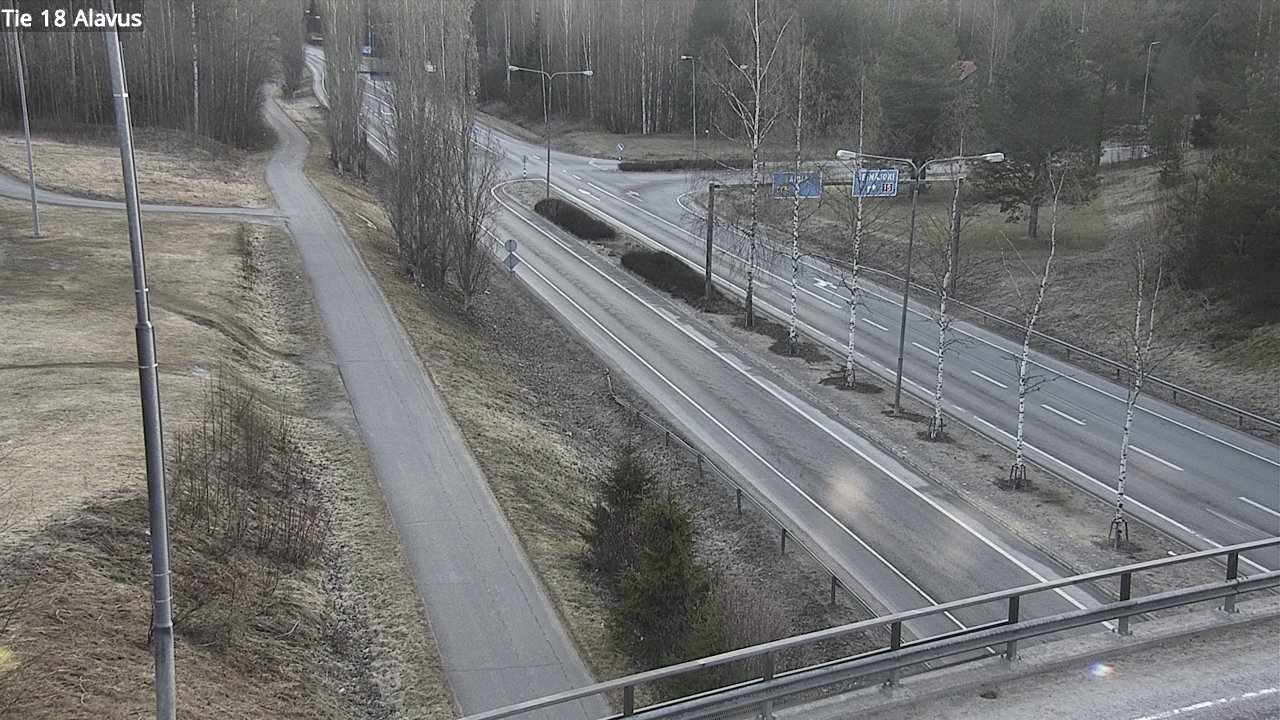Weather Camera Image Road 18 Alavus, Alavus, Etelä-Pohjanmaa