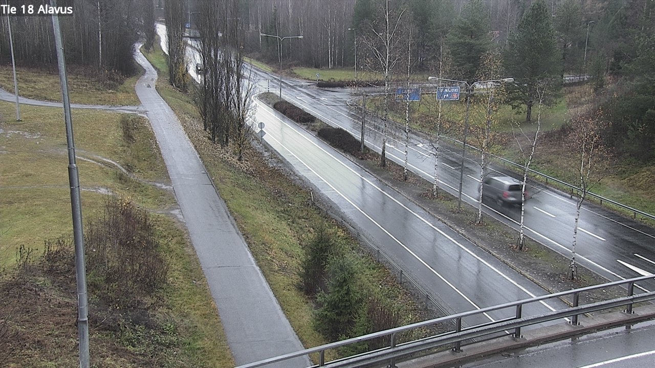 Weather Camera Image Väg 18 Alavo, Alavus, Etelä-Pohjanmaa