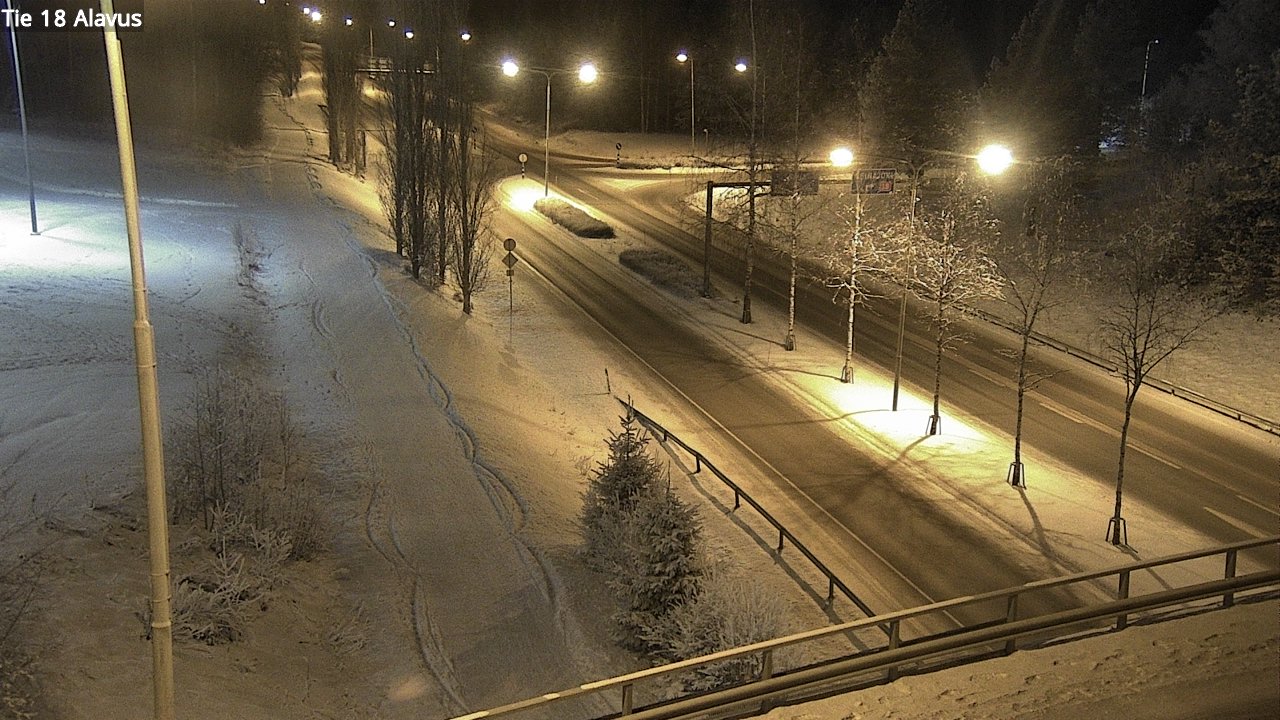 Weather Camera Image Road 18 Alavus, Alavus, Etelä-Pohjanmaa