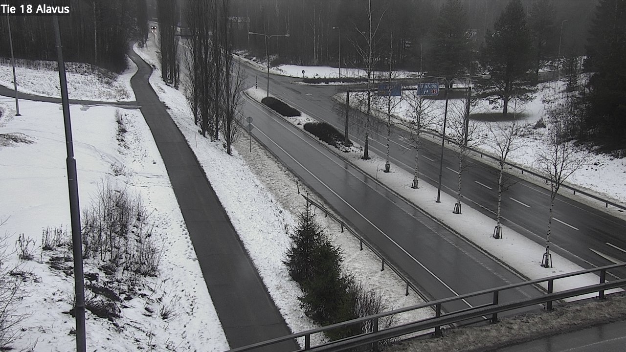 Weather Camera Image Road 18 Alavus, Alavus, Etelä-Pohjanmaa