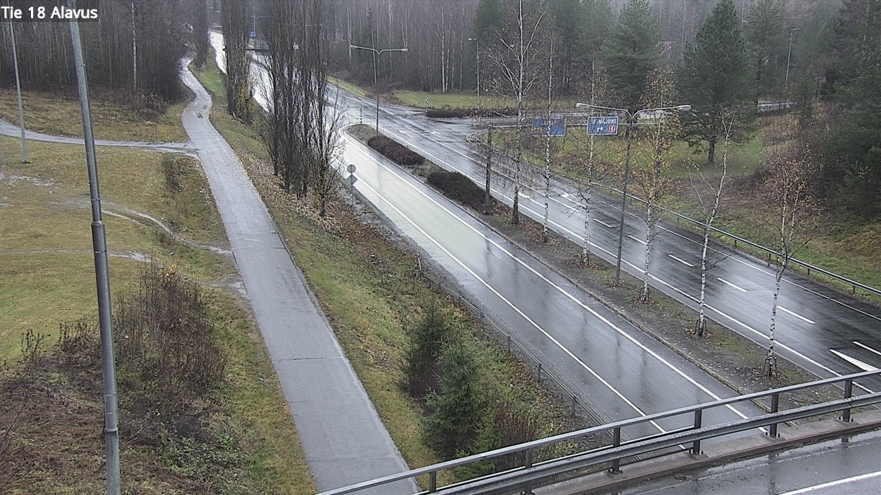 Weather Camera Image Väg 18 Alavo, Alavus, Etelä-Pohjanmaa