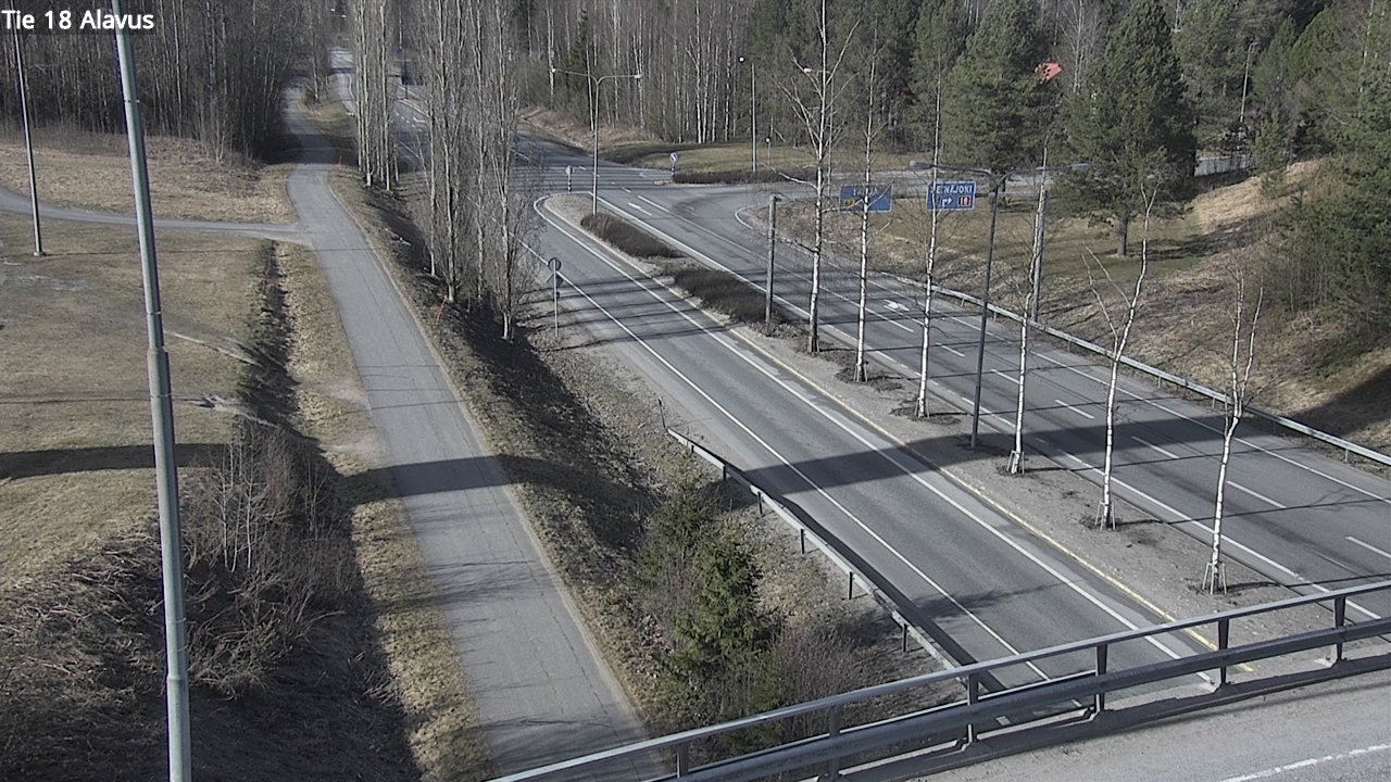 Weather Camera Image Road 18 Alavus, Alavus, Etelä-Pohjanmaa
