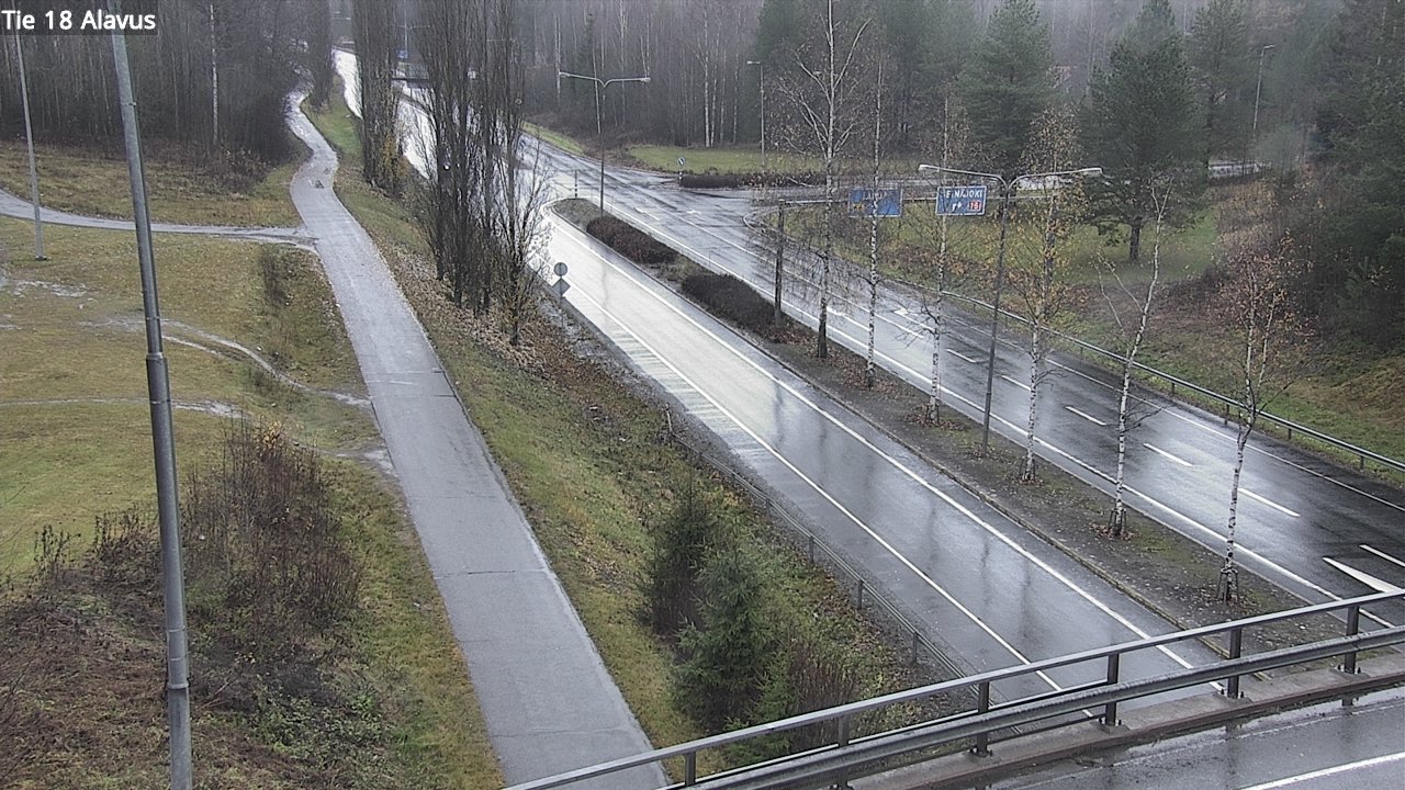 Weather Camera Image Väg 18 Alavo, Alavus, Etelä-Pohjanmaa