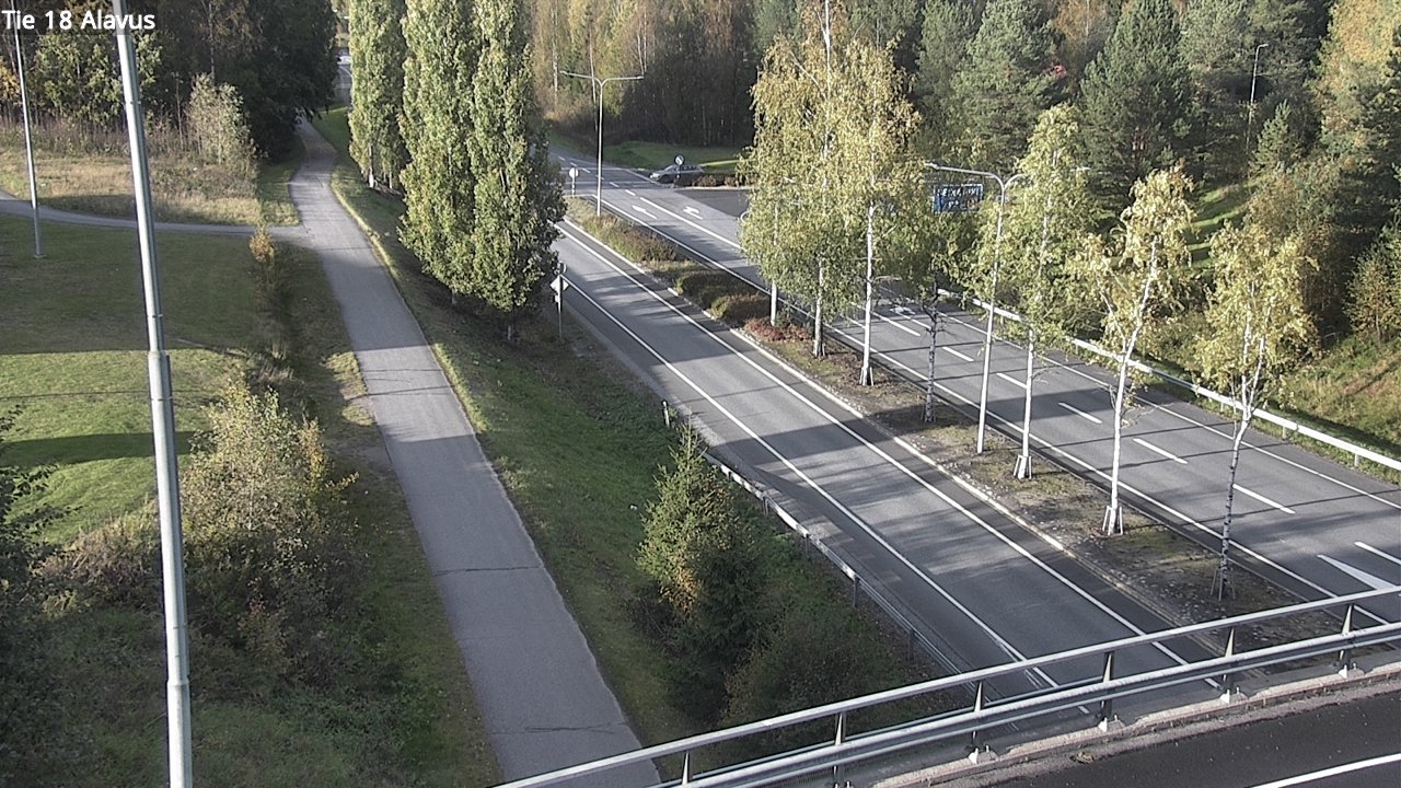 Weather Camera Image Väg 18 Alavo, Alavus, Etelä-Pohjanmaa