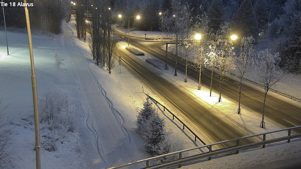 Weather Camera Image Väg 18 Alavo, Alavus, Etelä-Pohjanmaa