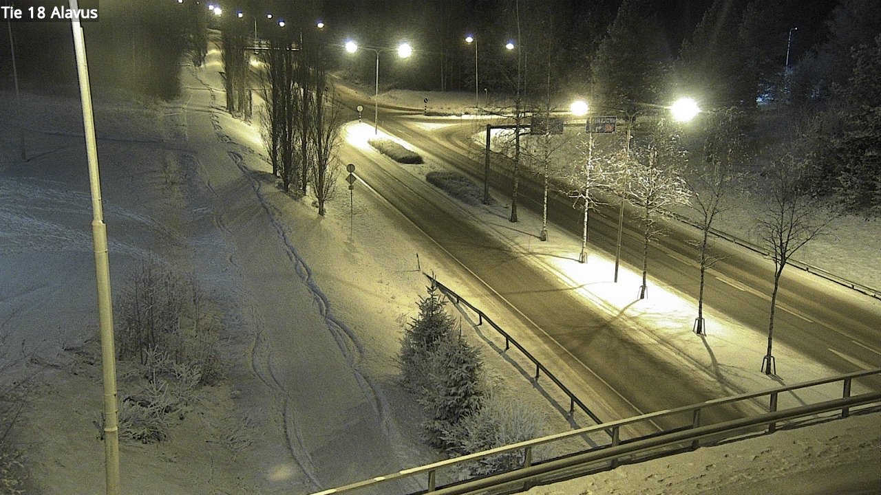 Weather Camera Image Väg 18 Alavo, Alavus, Etelä-Pohjanmaa