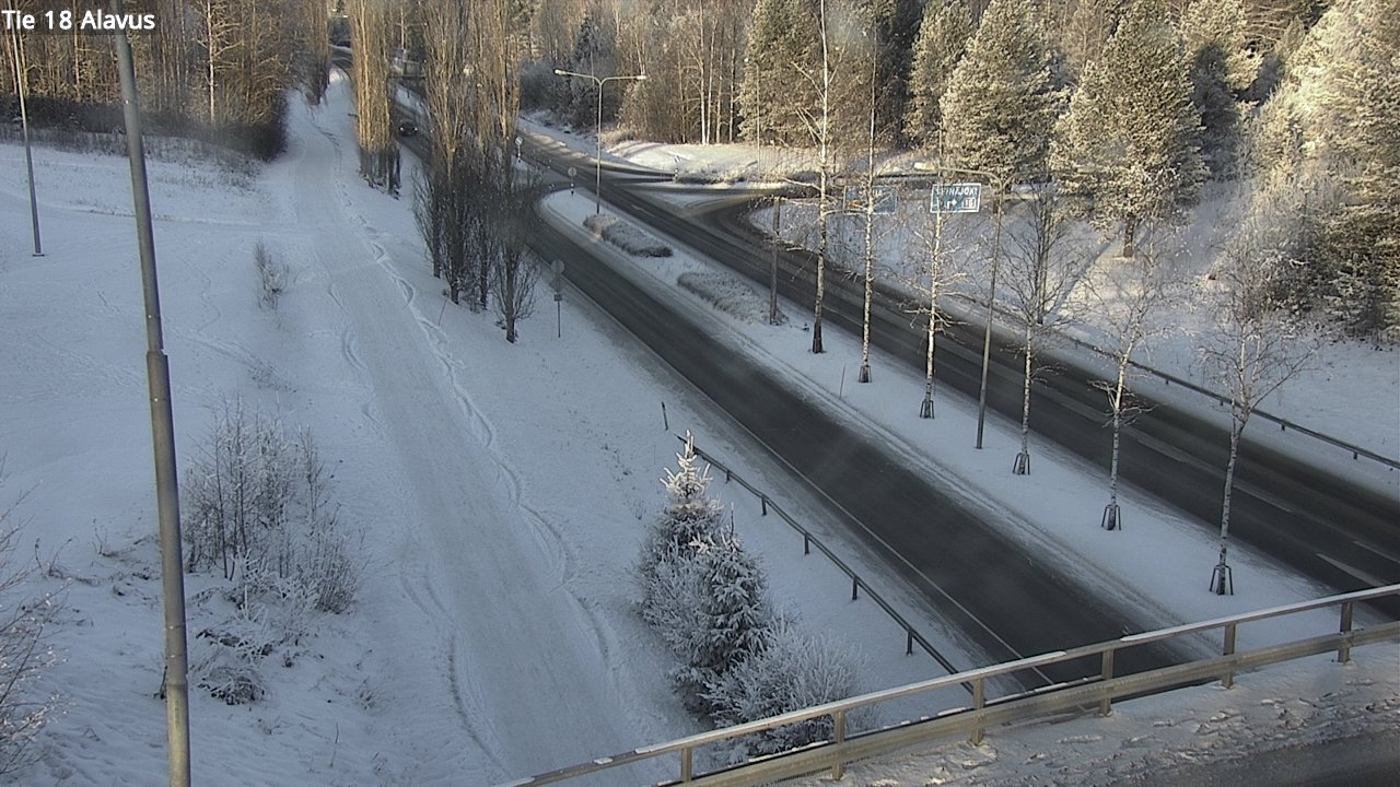Weather Camera Image Väg 18 Alavo, Alavus, Etelä-Pohjanmaa