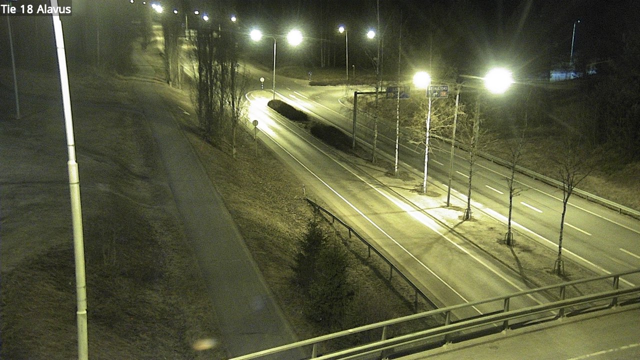 Weather Camera Image Väg 18 Alavo, Alavus, Etelä-Pohjanmaa