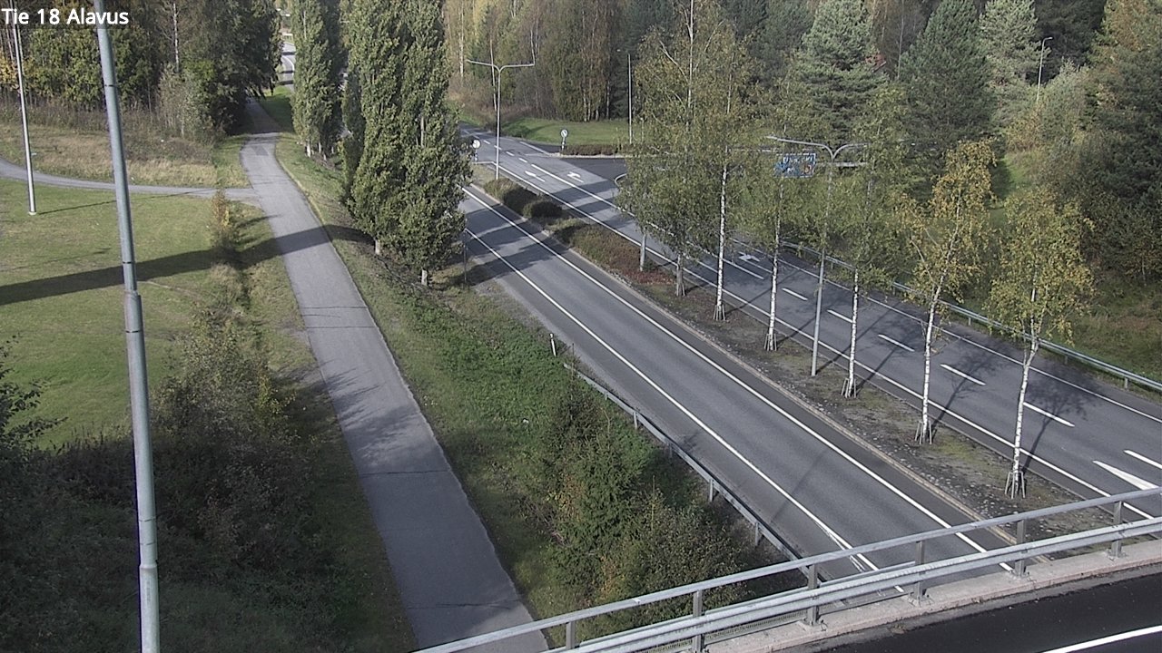 Weather Camera Image Väg 18 Alavo, Alavus, Etelä-Pohjanmaa